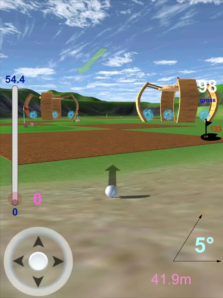 Capturas de tela do Golf Hill iPad 