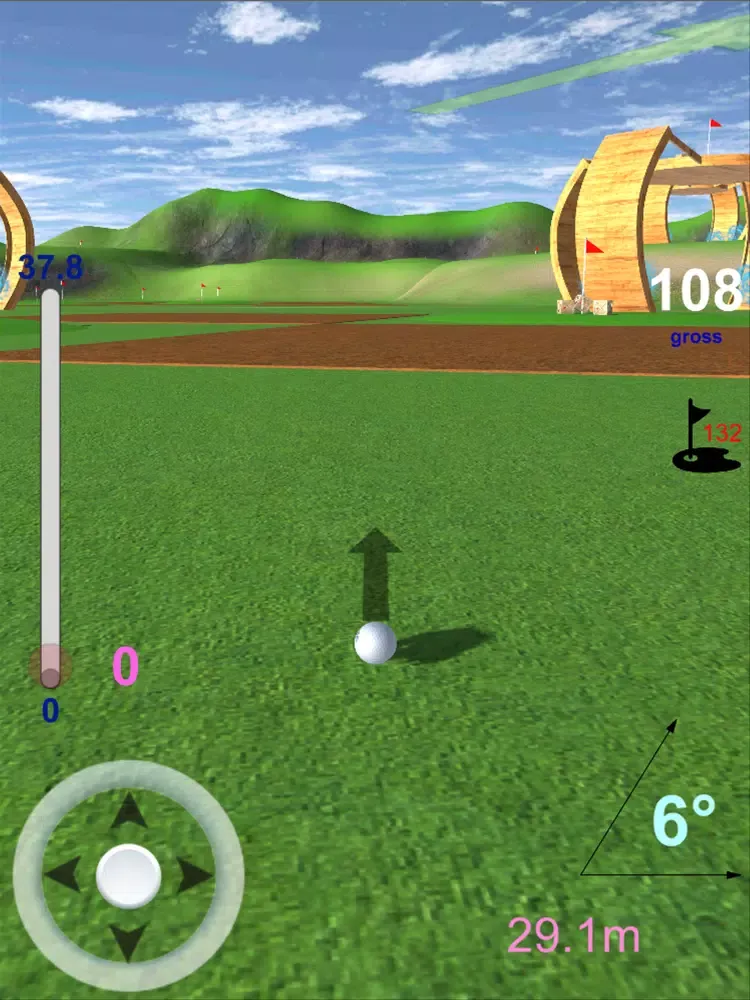 Capturas de tela do Golf Hill iPad 