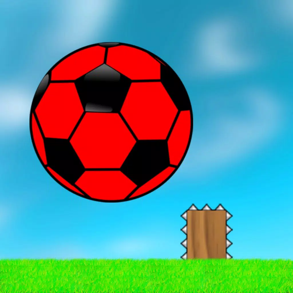 Flappy Red Ball - Bouncing Between Spikes