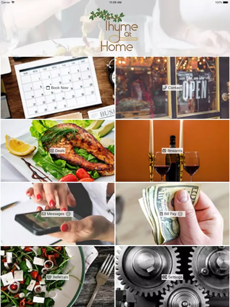تصاویر Thyme at Home iPad 