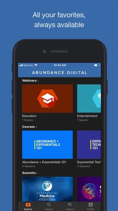 Ảnh chụp màn hình của Abundance Digital Content