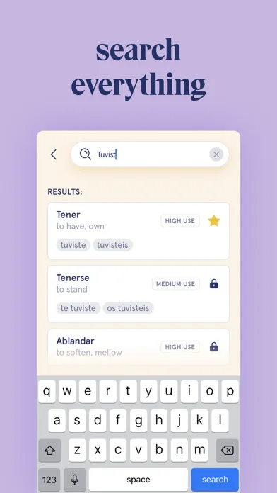 Screenshot di Visual Verbs: Spanish Verb App