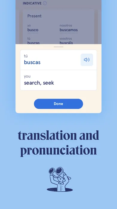 Screenshot di Visual Verbs: Spanish Verb App