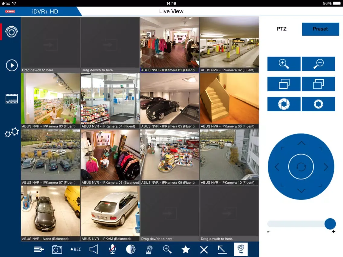 iDVR Plus HD iPad  Screenshots