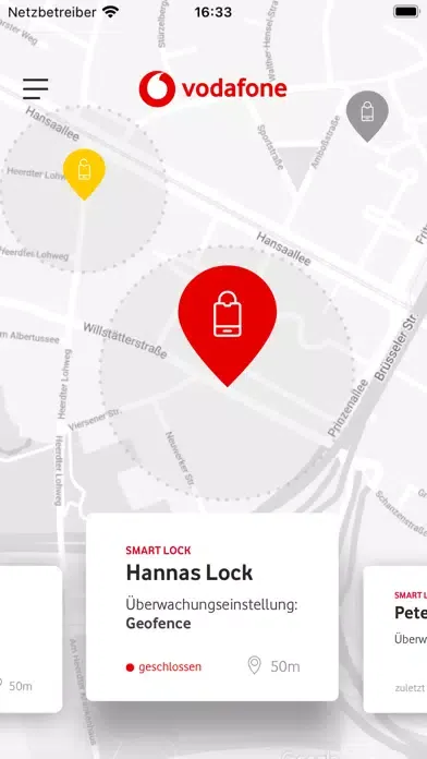Vodafone Smart Lock Screenshots