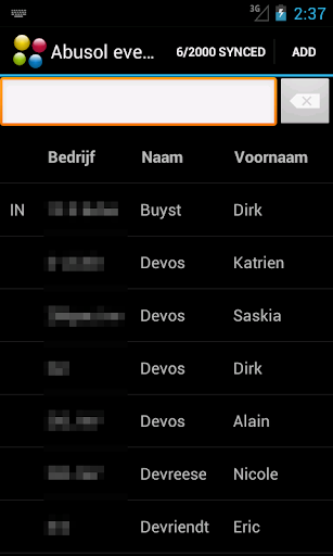 eventcheckin Screenshots
