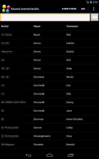 eventcheckin Screenshots
