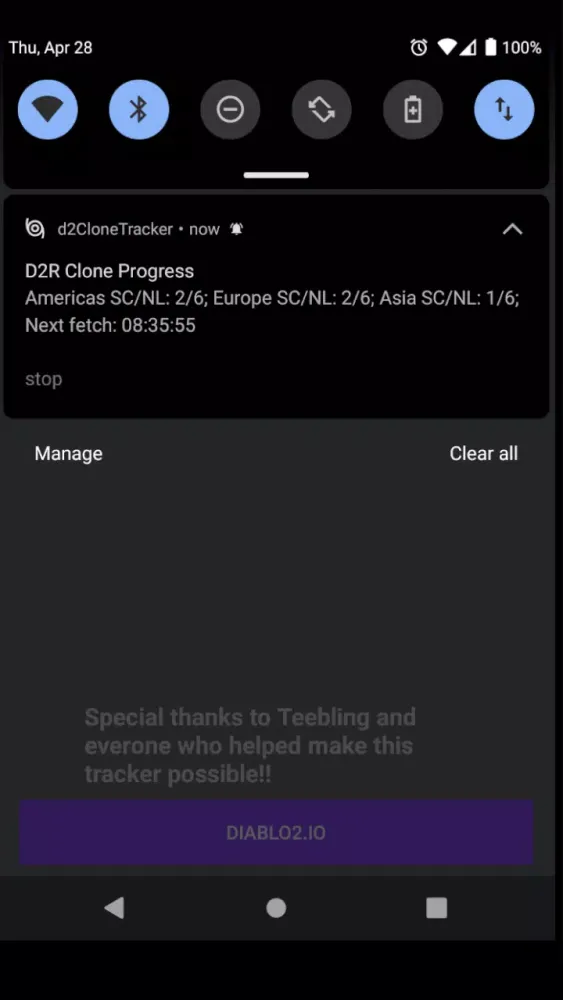 Diablo Clone Tracker for D2R应用截图