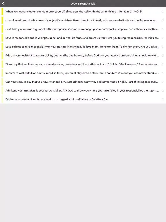 Tangkapan layar The Love reminder bible quotes for messenger iPad 