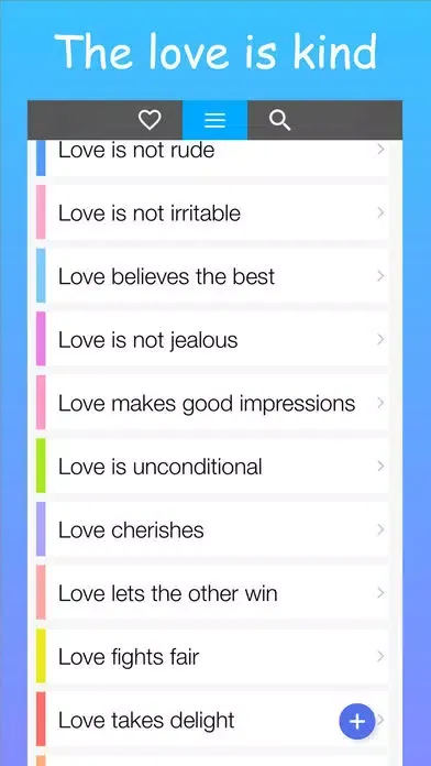 Tangkapan layar The Love reminder bible quotes for messenger