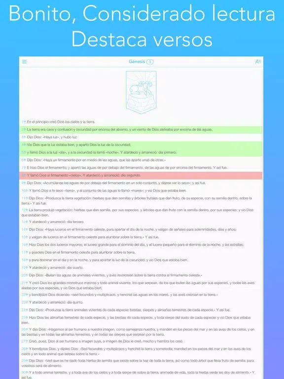 Ảnh chụp màn hình của La Biblia de Jerusalén (Bible in spanish) iPad 