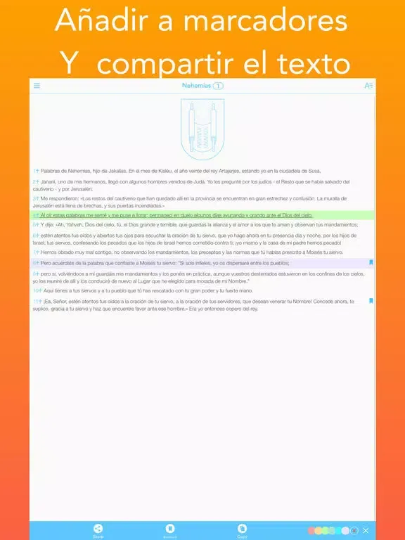 Ảnh chụp màn hình của La Biblia de Jerusalén (Bible in spanish) iPad 