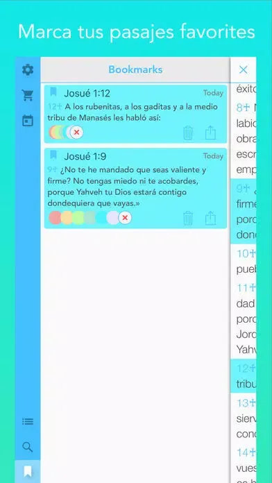 Ảnh chụp màn hình của La Biblia de Jerusalén (Bible in spanish)