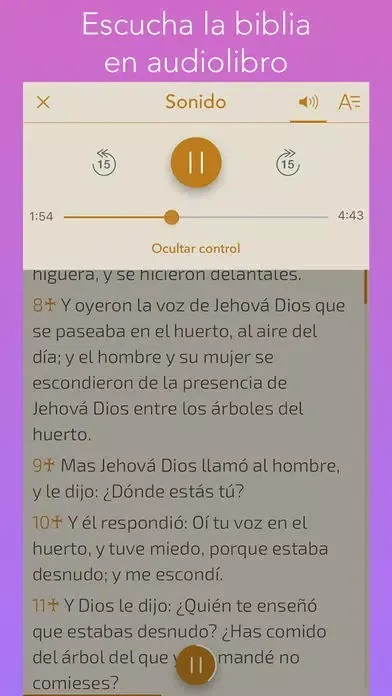 la Biblia, Spanish bible应用截图