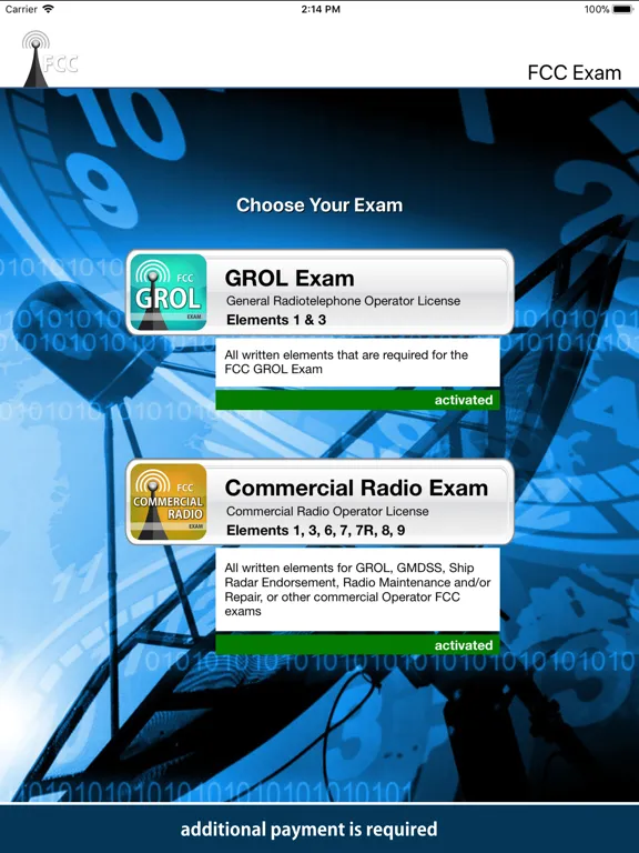 FCC Exams iPad  Ekran Görüntüleri