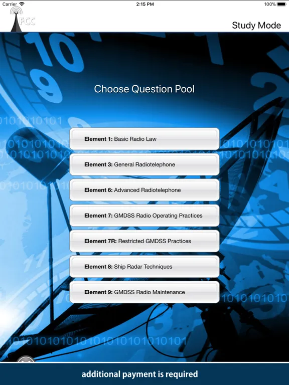 FCC Exams iPad  Ekran Görüntüleri