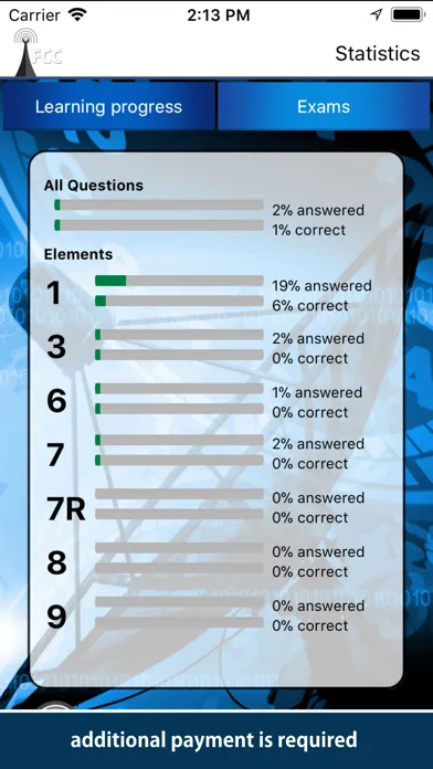 FCC Exams Ekran Görüntüleri