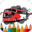 coloring the city bus