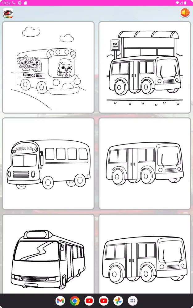 coloring the city bus Screenshots
