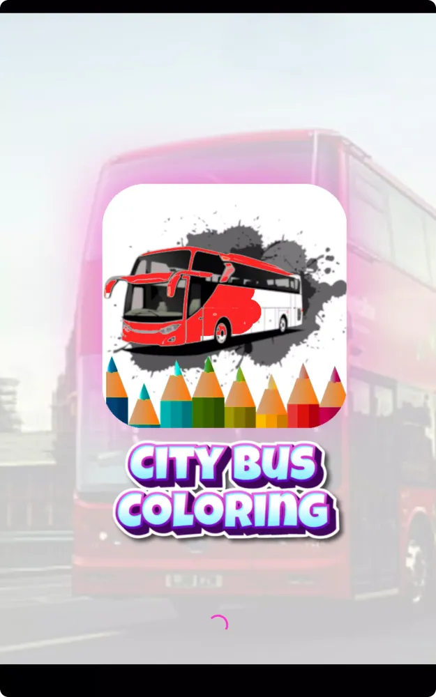 coloring the city bus Screenshots