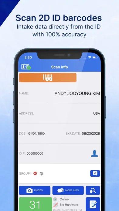 VeriScan Cloud - ID Scanner Ekran Görüntüleri