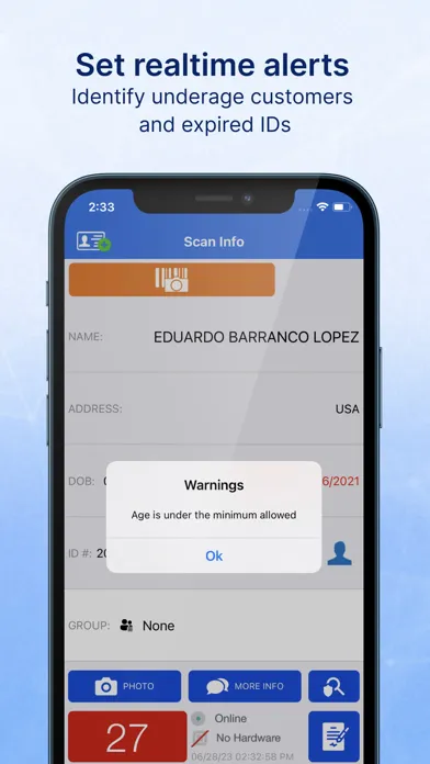 VeriScan Cloud - ID Scanner Ekran Görüntüleri