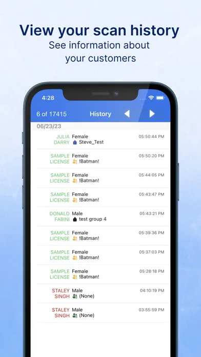 VeriScan Cloud - ID Scanner Ekran Görüntüleri