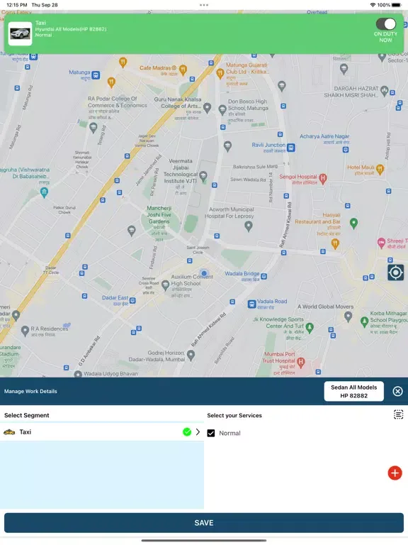 AbyRide Driver iPad 应用截图