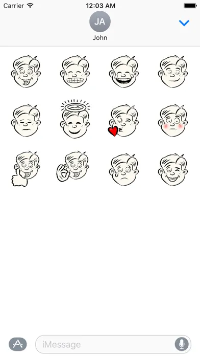 Capturas de tela do Didi Faces
