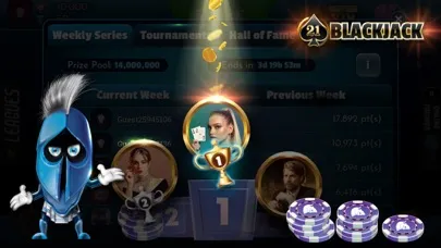 Blackjack 21: Live Casino game 스크린샷