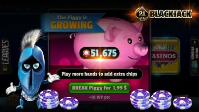 Blackjack 21: Live Casino game 스크린샷