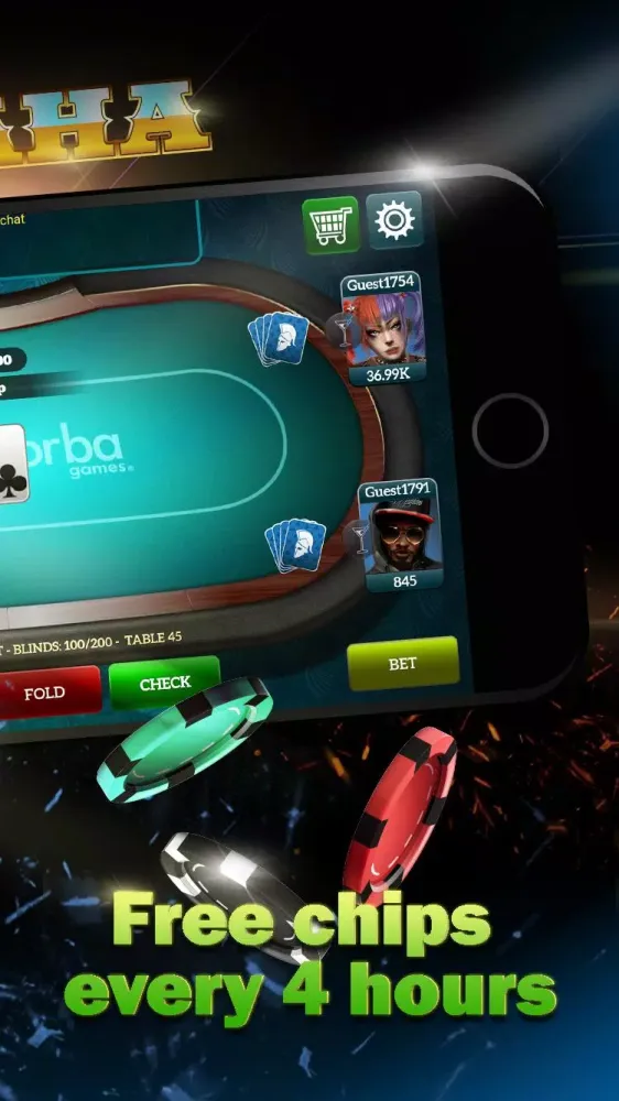 Live Poker Texas Hold'em&Omaha Screenshots