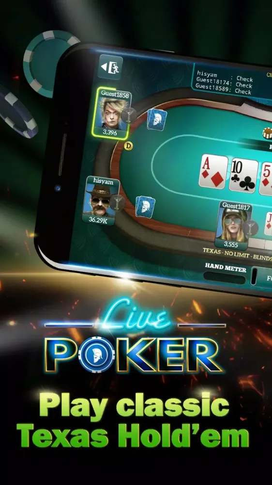 Live Poker Texas Hold'em&Omaha Screenshots