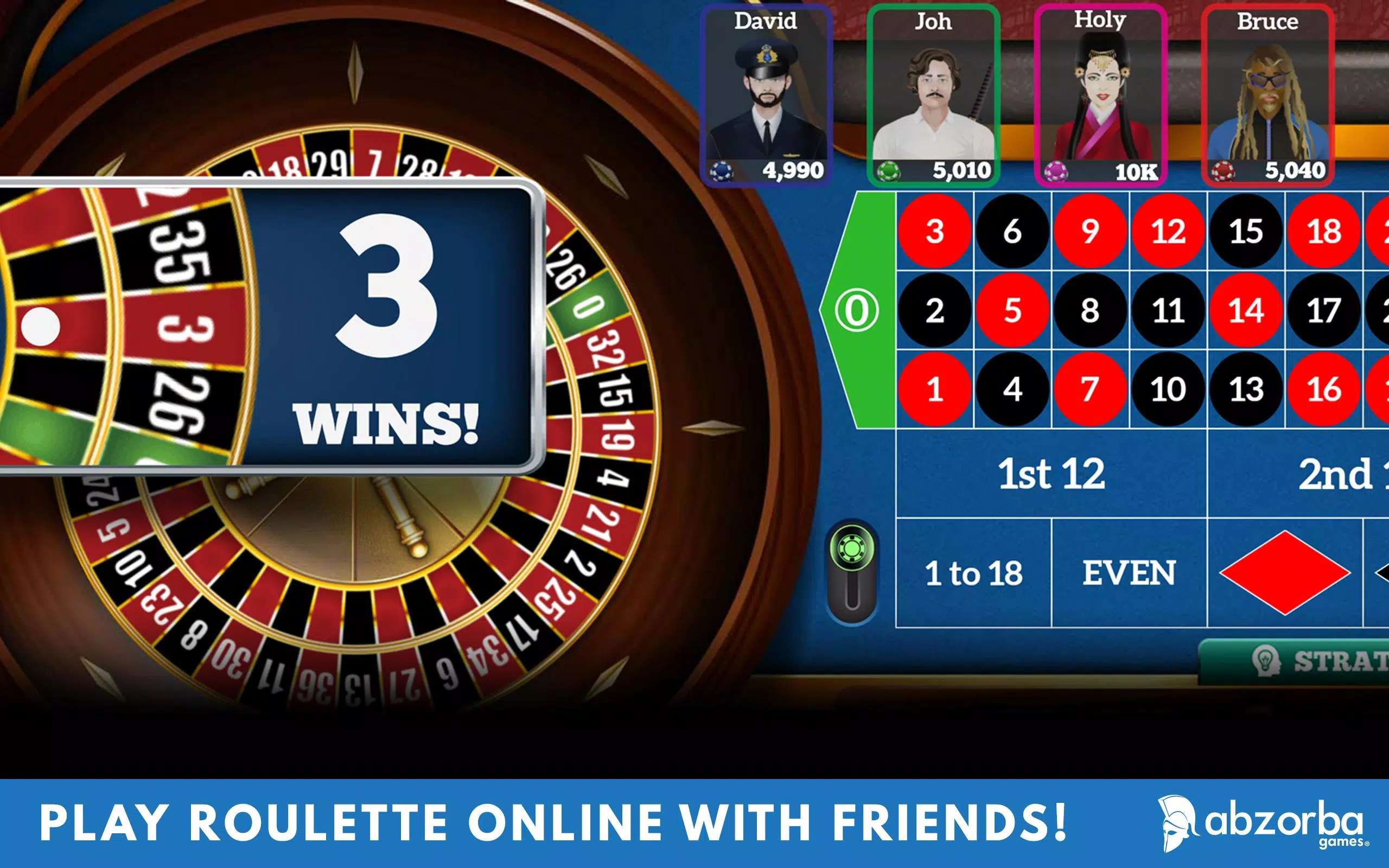 Roulette Live Casino Tables Screenshots