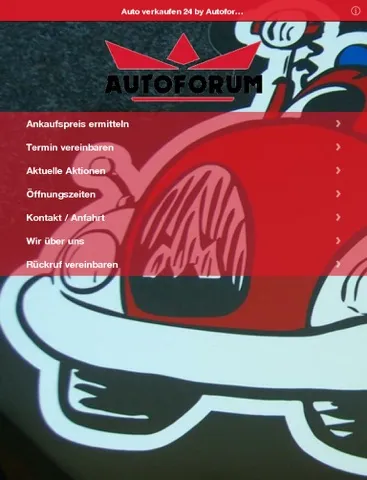 Zrzuty ekranu Auto verkaufen 24 by Autoforum iPad 