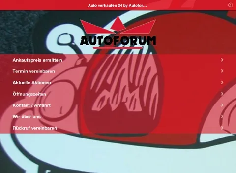 Zrzuty ekranu Auto verkaufen 24 by Autoforum iPad 