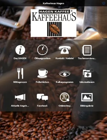 HAGEN Kaffee Kaffeehaus iPad  スクリーンショット
