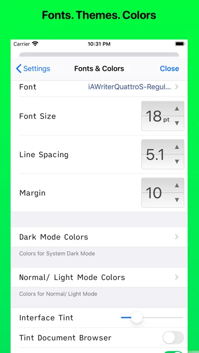 Writemator - Plain Text Editor स्क्रीनशॉट