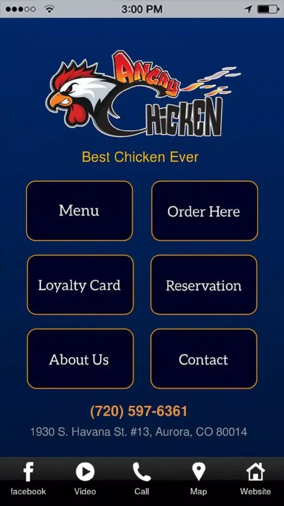 Ảnh chụp màn hình của Angry Chicken App
