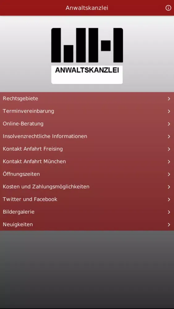 Anwaltskanzlei Walter M. Huber應用截圖