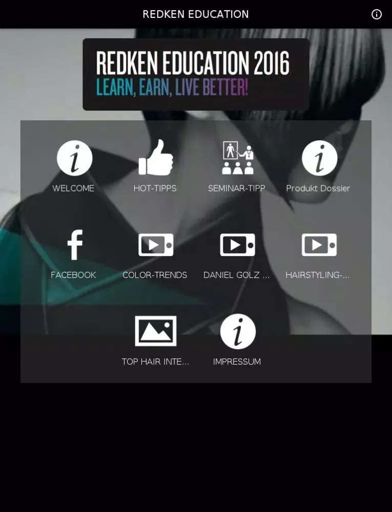 Redken Education Deutschland iPad  Screenshots