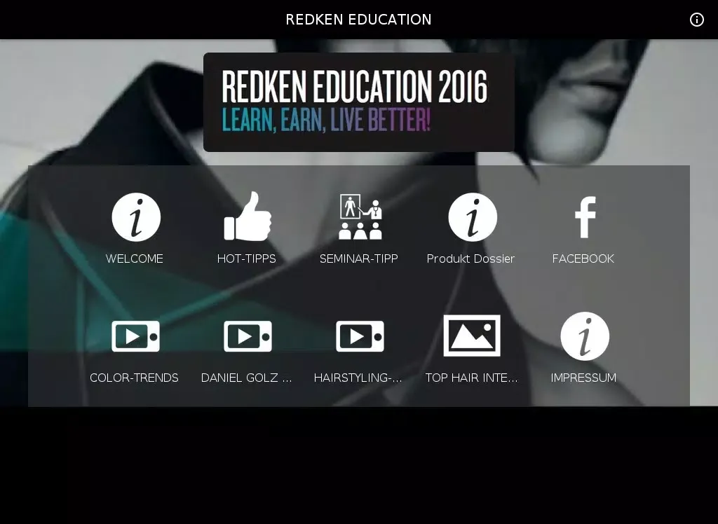 Redken Education Deutschland iPad  Screenshots