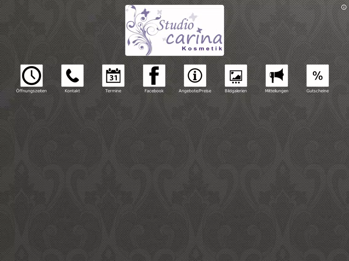 Kosmetikstudio carina iPad  Screenshots