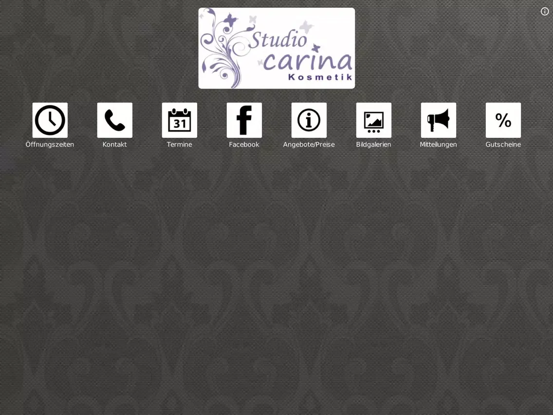 Kosmetikstudio carina iPad  スクリーンショット