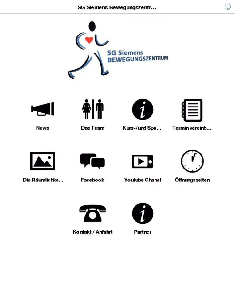 SG Siemens Bewegungszentrum iPad  스크린샷