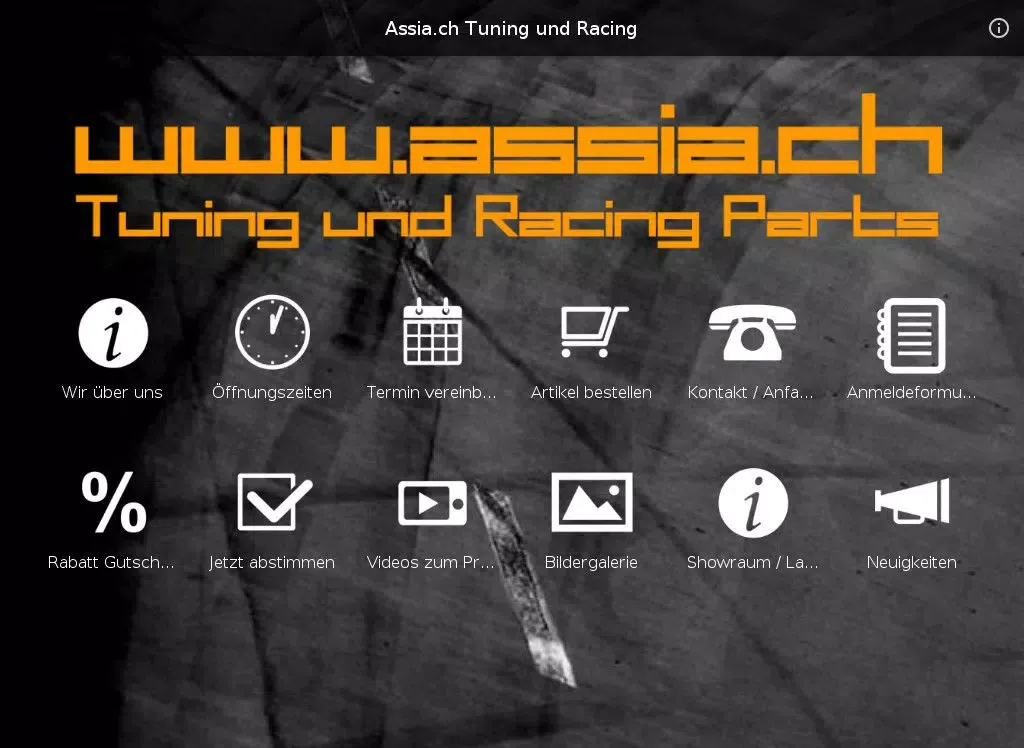 Zrzuty ekranu Assia.ch Tuning und Racing iPad 