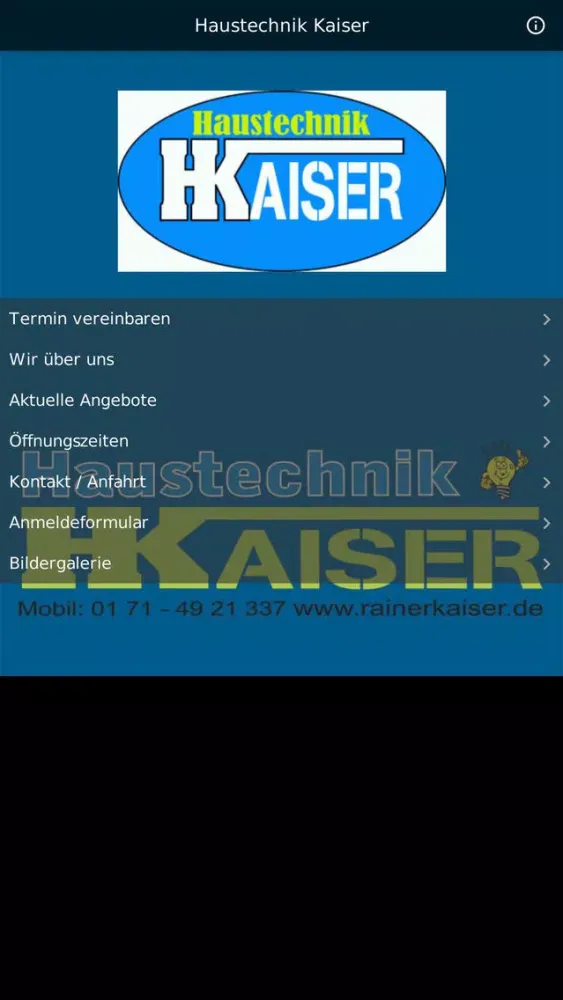 Screenshot di Haustechnik Kaiser