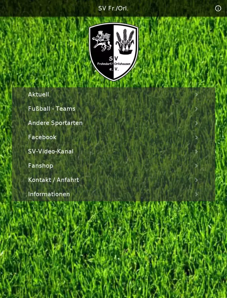 Capturas de pantalla de SV Frohndorf/Orl. iPad 