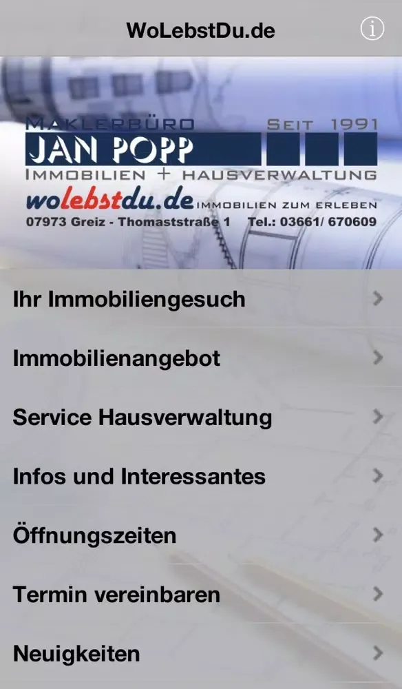 Captures d'écran de Immobilien im Vogtland