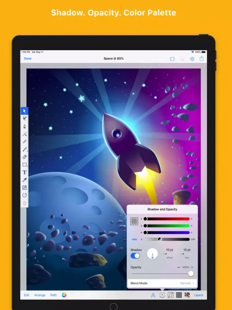 Inkmator - Vector Art Drawing iPad 应用截图
